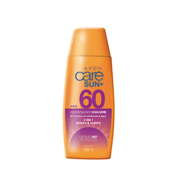 Protetor Solar 2 Em 1 Fps 60 120g Care Sun+ Avon