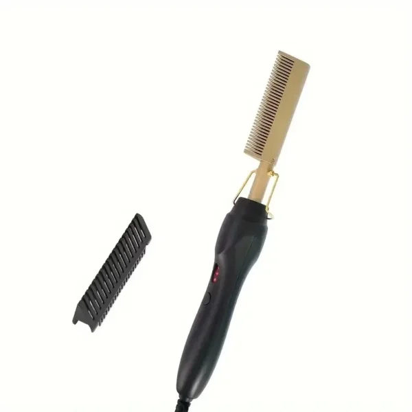 Pente Alisador e Modelador de Cabelo Elétrico 2-em-1 - Image 6